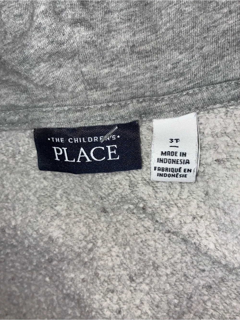 The Children's Place Gray Zip-Up Hoodie Jacket